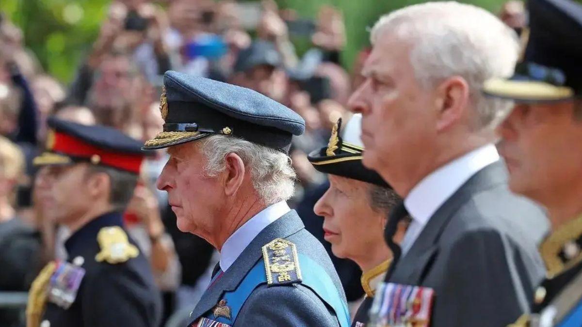 image of prince Andrew and King Charles