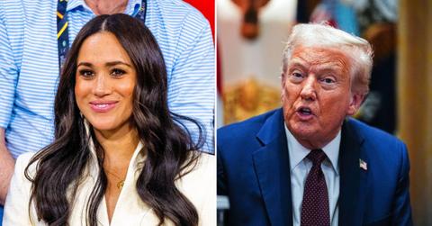 Photo of Meghan Markle and Donald Trump