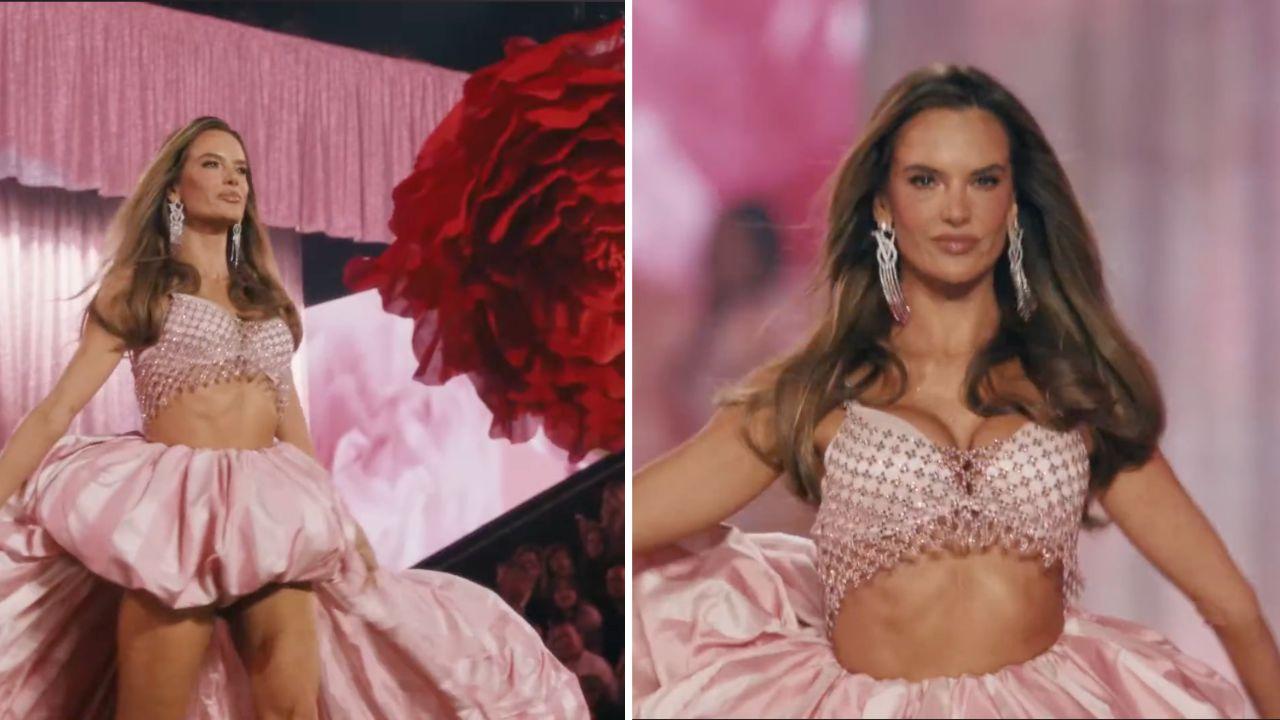 image of Alessandra Ambrosio's October 18 appearance marked her 20th time walking in the Victoria’s Secret Fashion Show.