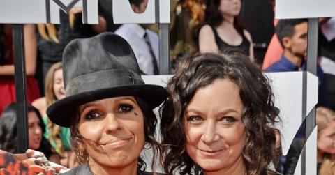 Linda Perry and Sara Gilbert