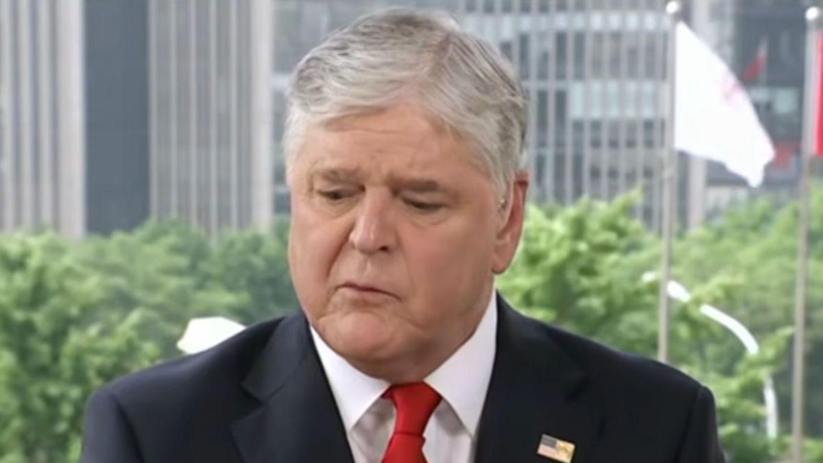 Image of Sean Hannity was mocked online after appearing to look different in China than he does when reporting in-studio.