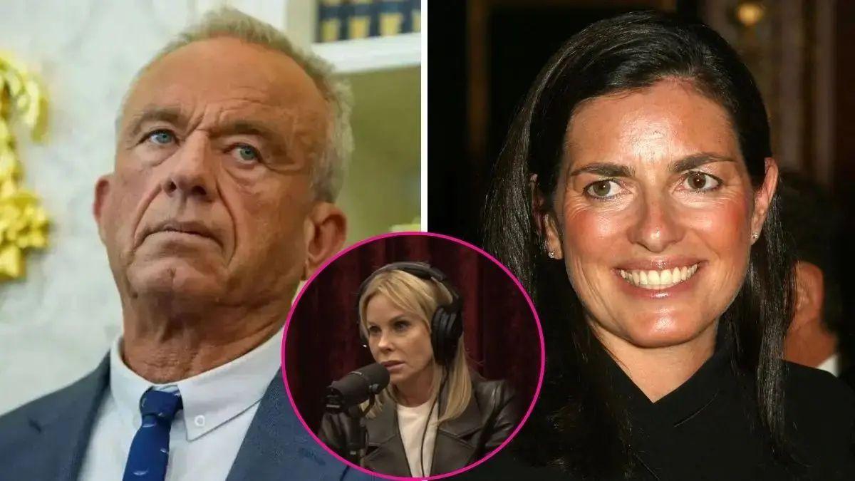 composite photo of robert f. kennedy jr., mary richardson kennedy and cheryl hines