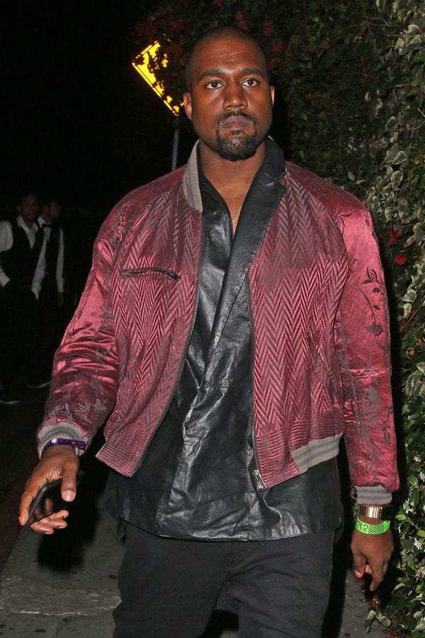 Kanye West Heads Out To Chateau Marmont Without Kim Kardashian!