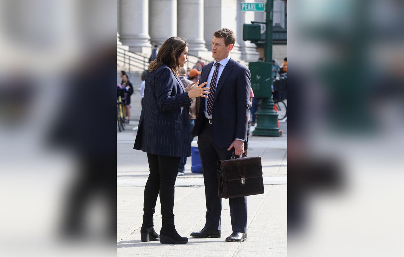 mariska filming SVU