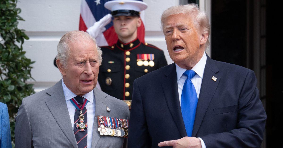 image of Donald Trump reportedly described King Charles as 'a great guy' after the state visit.