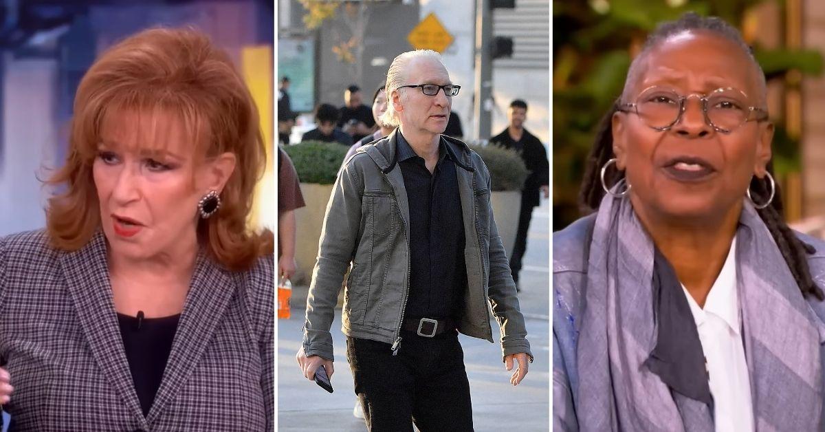 Composite Photo of Bill Maher, Joy Behar and Whoopi Goldberg