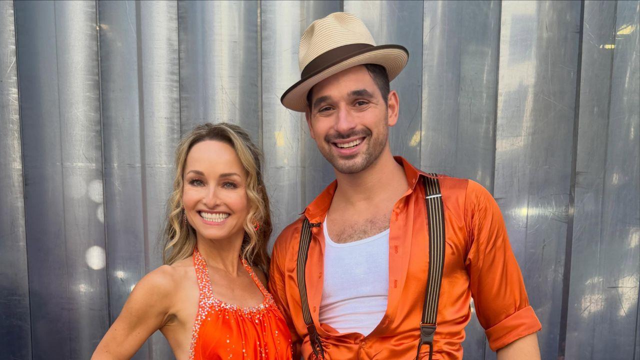 image of Giada De Laurentiis was paired with Alan Bersten, whom she thanked for the love and support.