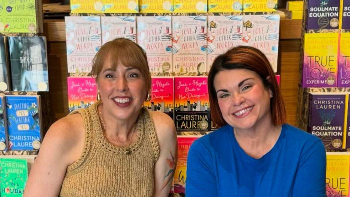Image of They’ve been writing hit romance novels together for 17 years.