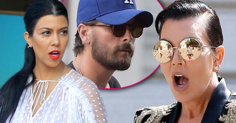 Kourtney kardashian fighting kris jenner