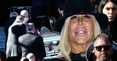 Big Ang Funeral Pics Casket Wake Mob Wives Dead Body