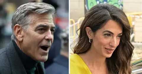 Photo of George and Amal Clooney