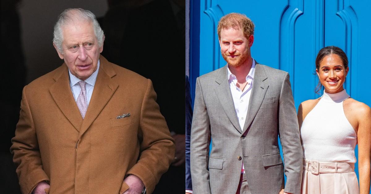 king charles terrified confront prince harry meghan markle attacks royals