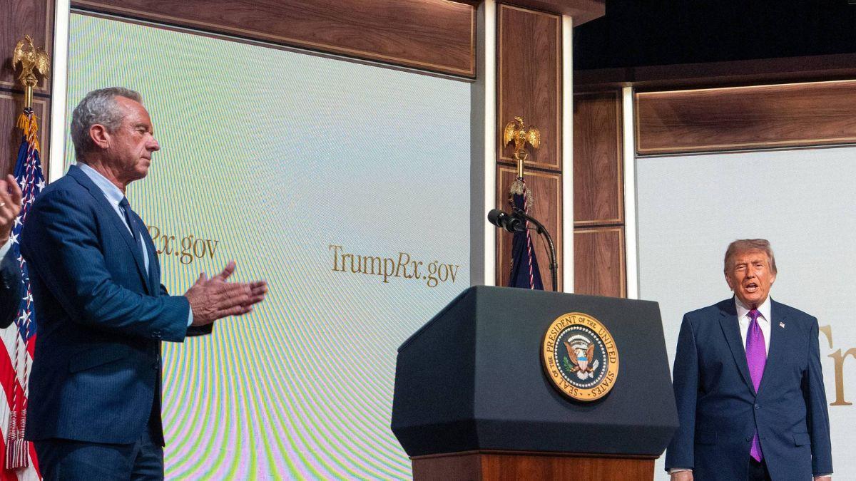 Image of Donald Trump hosted the event alongside Robert F. Kennedy Jr. at the White House.