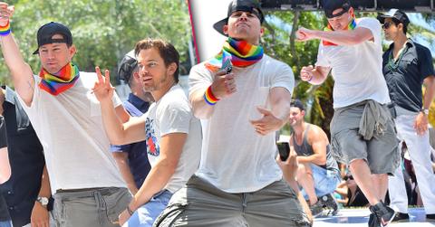 Channing tatum dances l pride parade