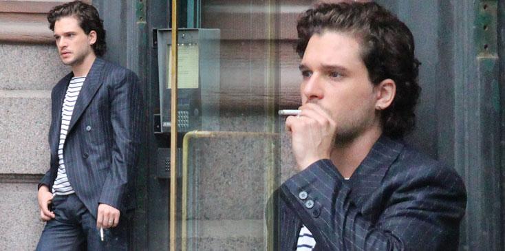 game of thrones kit harington smoking