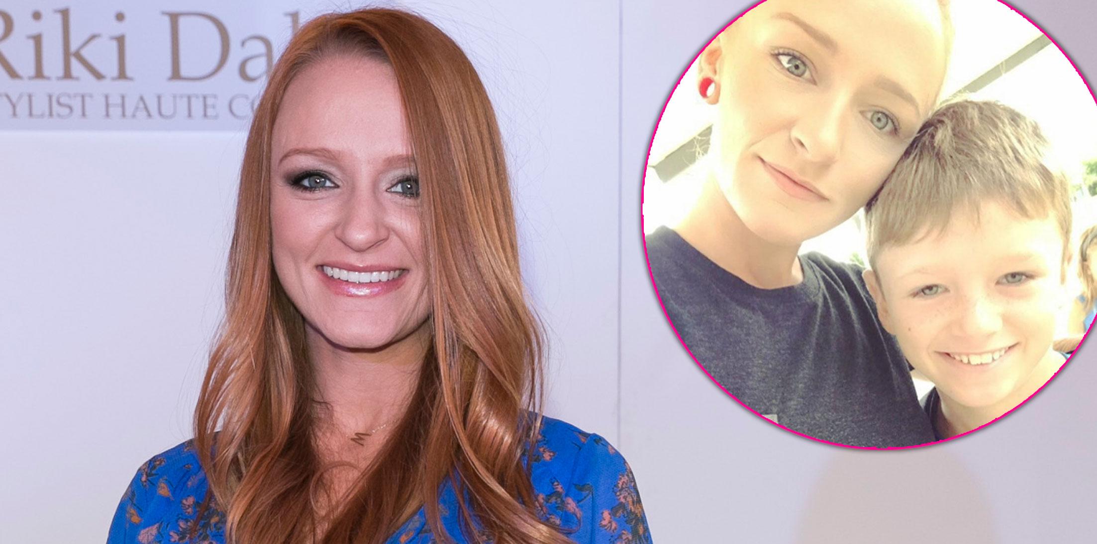 teen mom maci bookout son Bentley photo long