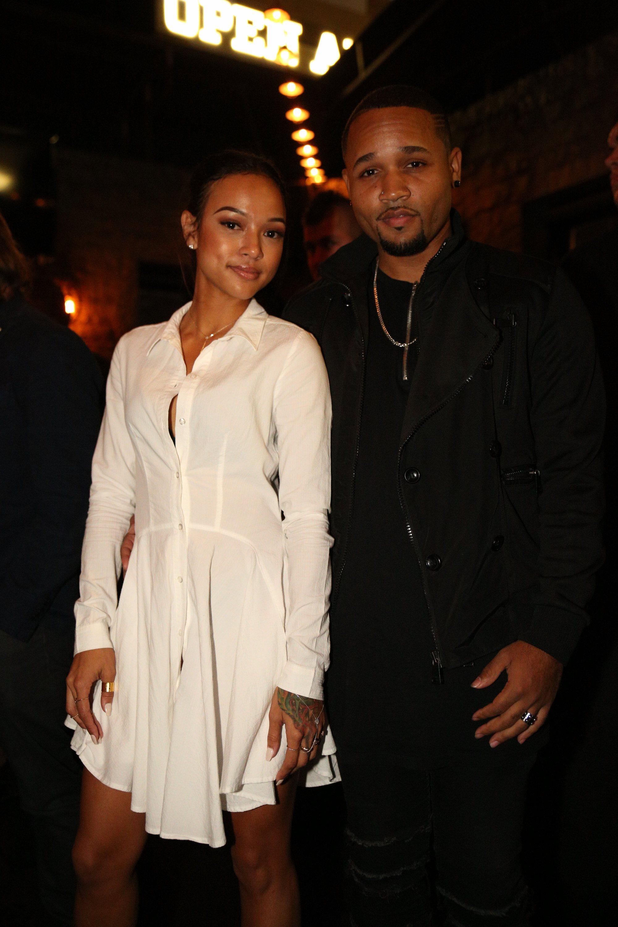 Chris Brown accompanies Karrueche Tran to &#8216;The Bay&#8217; Series Wrap Party