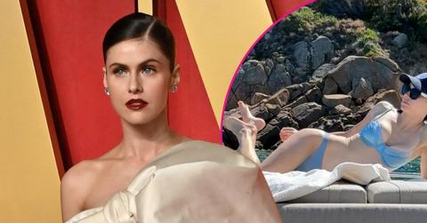 bikini clad alexandra daddario gushes great august boat