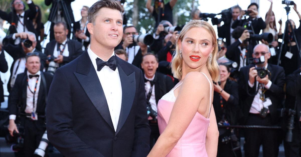 scarlett johansson colin jost mulling over working tv show together