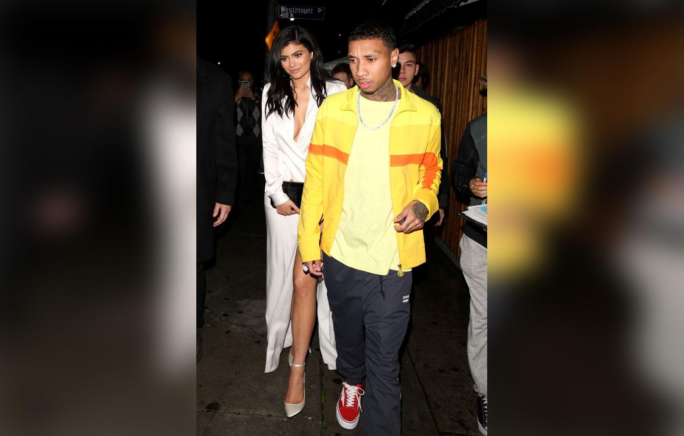 Kylie Jenner and boyfriend Tyga wrap up a date night at The Nice Guy