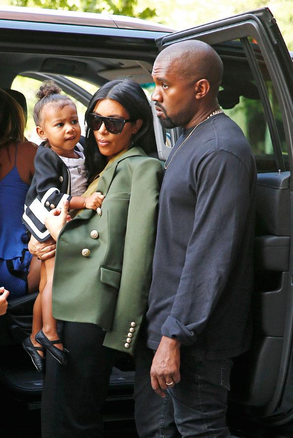 Kim kardashian north kanye west3