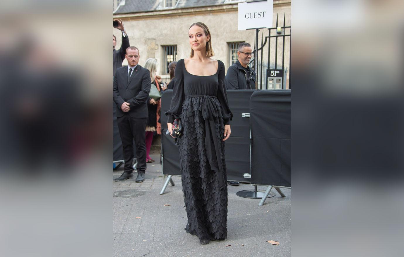 Actress Olivia Wilde arrives at the Valentino show as part of the Paris Fashion Week Womenswear