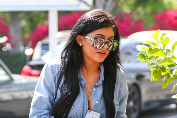 Kylie Jenner has lunch at Fred Segal and shops in West Hollywood