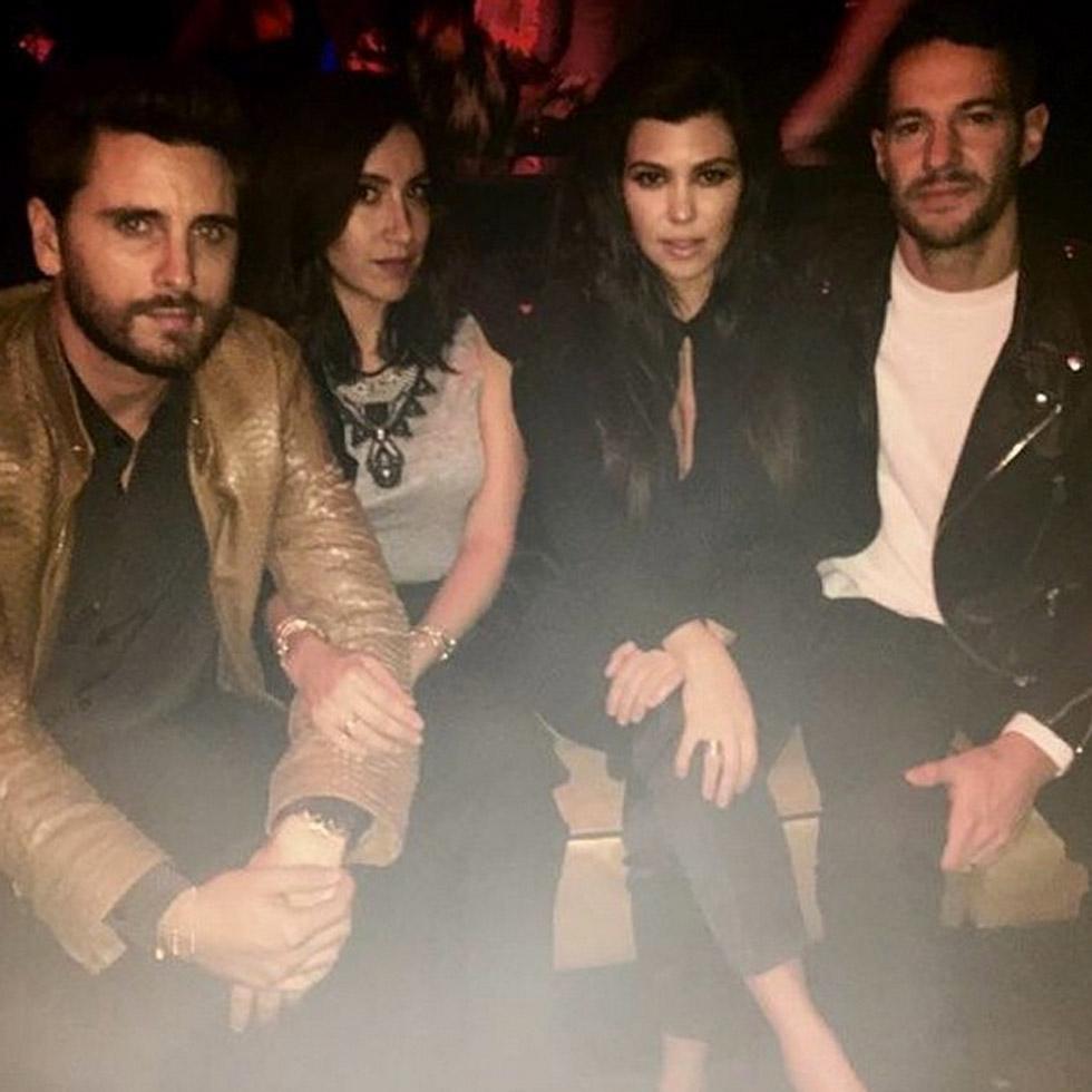 Kourtney kardashian scott disick las vegas