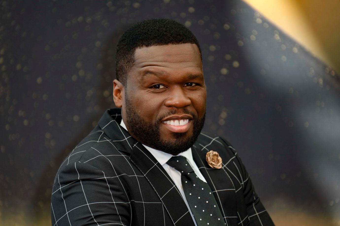 50 Cent Smirking And Wearing Suit