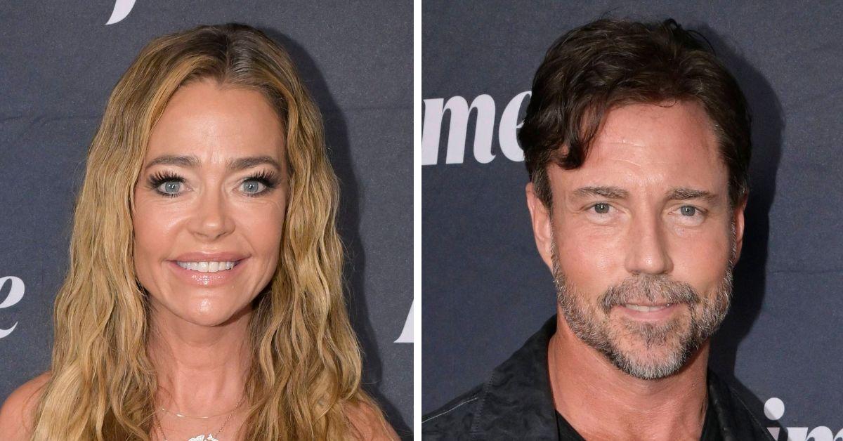 split photo of Denise Richards & Aaron Phypers