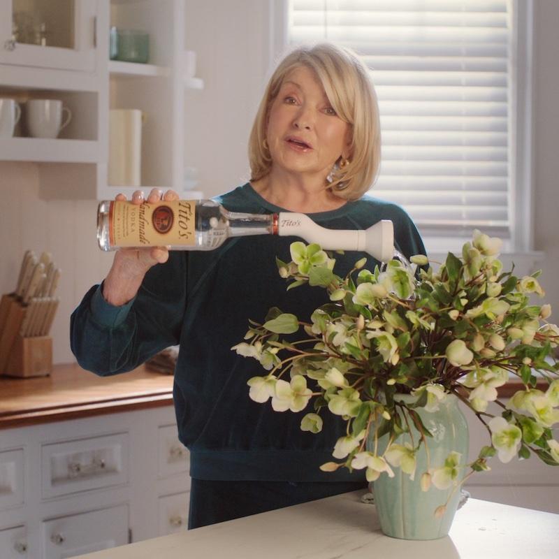 xmartha stewart x titos diyjanuary campaign