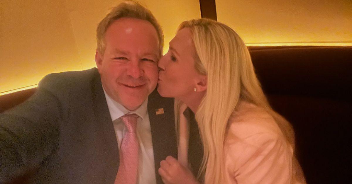 photo of Brian Glenn's photo of him and Marjorie Taylor Greene led to scathing remarks about the congresswoman