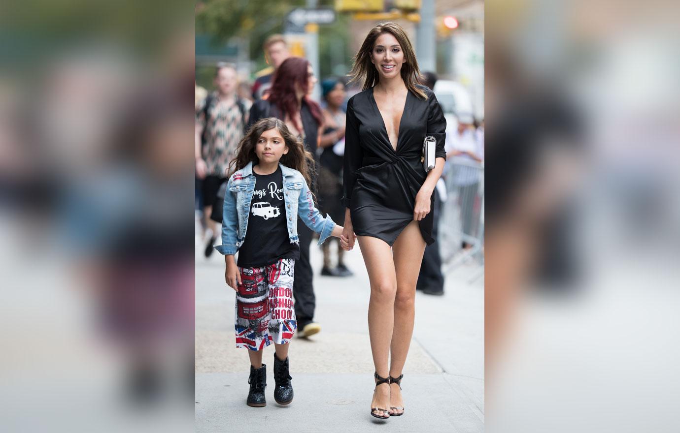 Farrah Abraham spotted going to a Fashion Show in New York.