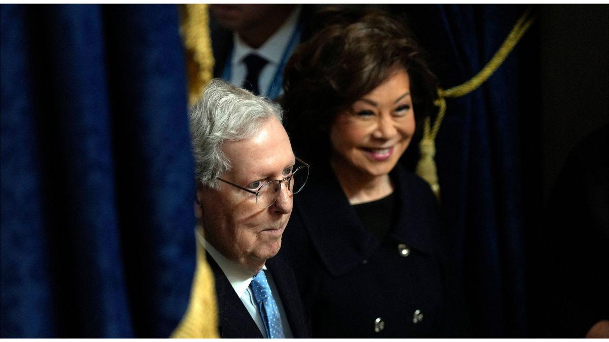 image of Mitch McConnell and Elaine Chao