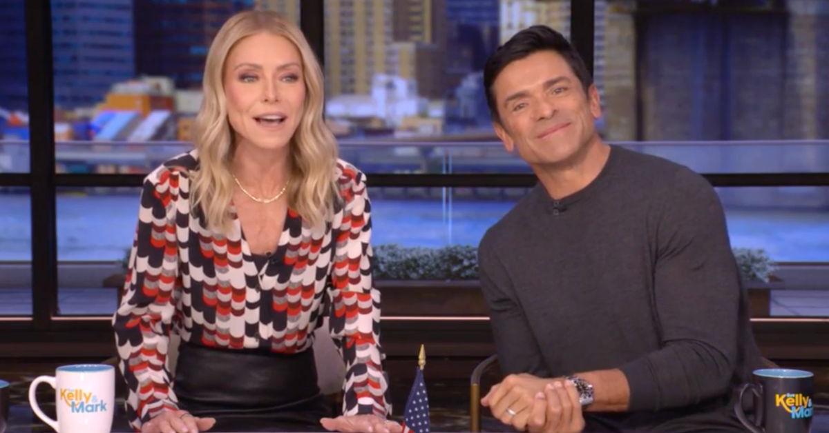Kelly Ripa and Mark Consuelos Host 'Live' With Eerily Empty Audience After Sleeping 'Across the Street' During NYC Blizzard