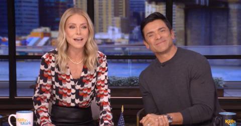 Photo of Kelly Ripa and Mark Consuelos.