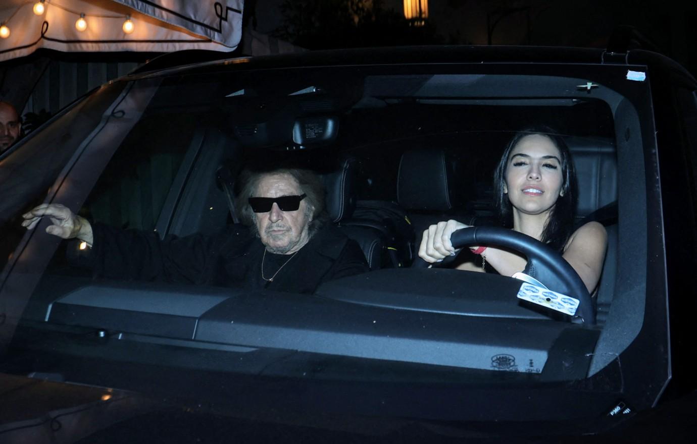 al pacinno spotted date night with girlfriend noor alafallah