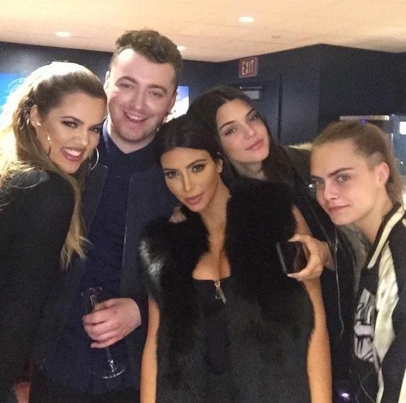 Kardashians sam smith concert 7