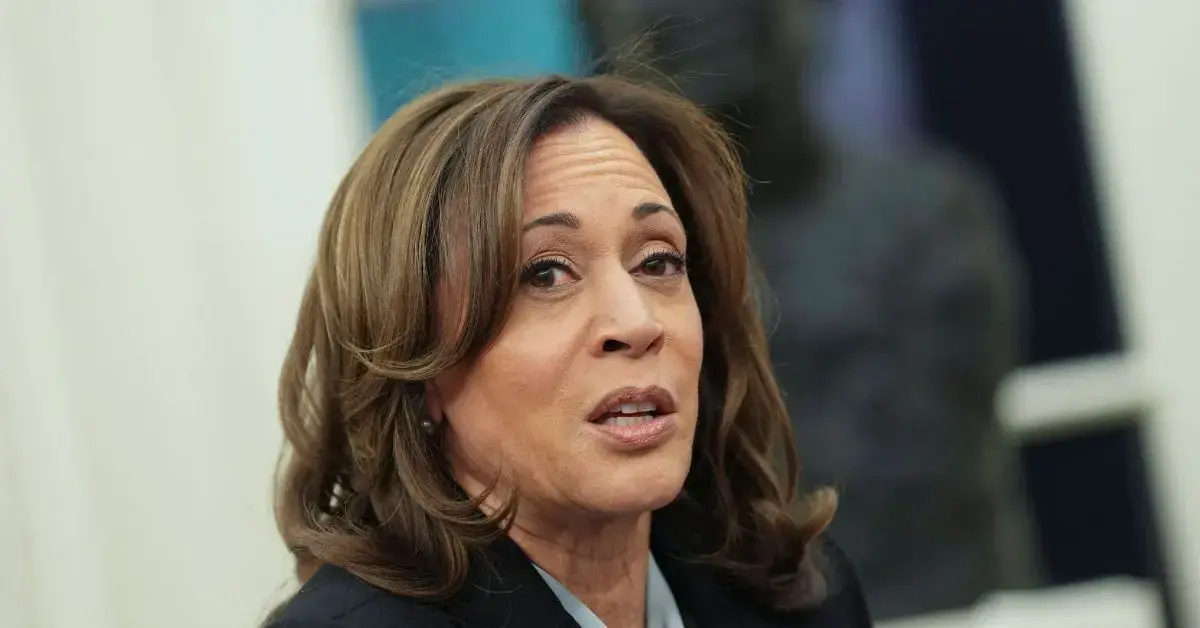 Image of Kamala Harris discussed Donald Trump's frequently insulting behavior in her 2025 memoir, '107 Days.'