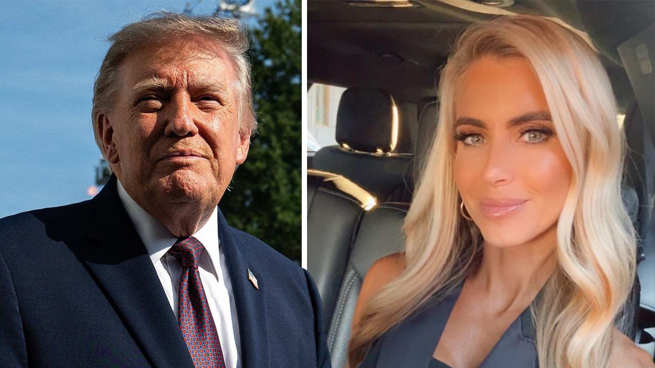 Image of Donald Trump and Katie Zacharia