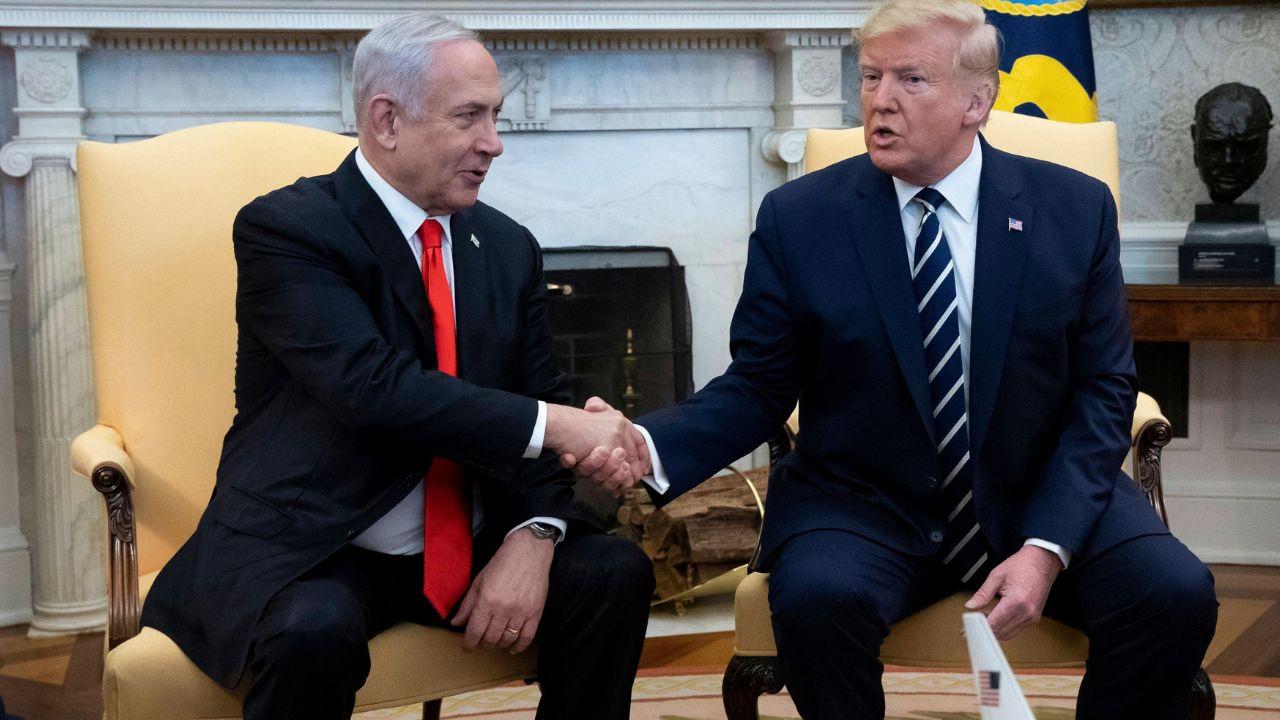 Image of Benjamin Netanyahu and Donald Trump