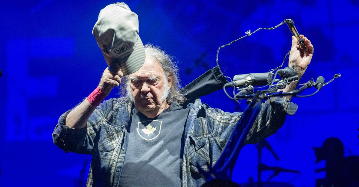 Image of The rock star was seen driving his 1959 Lincoln Continental convertible in California.