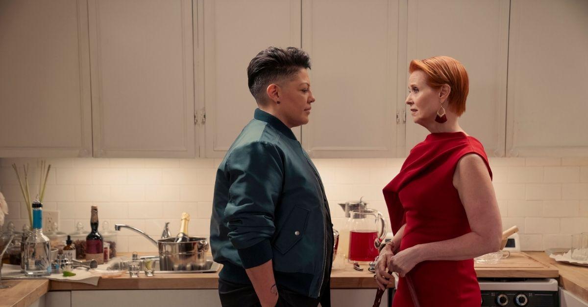 Photo of Sara Ramirez and Cynthia Nixon
