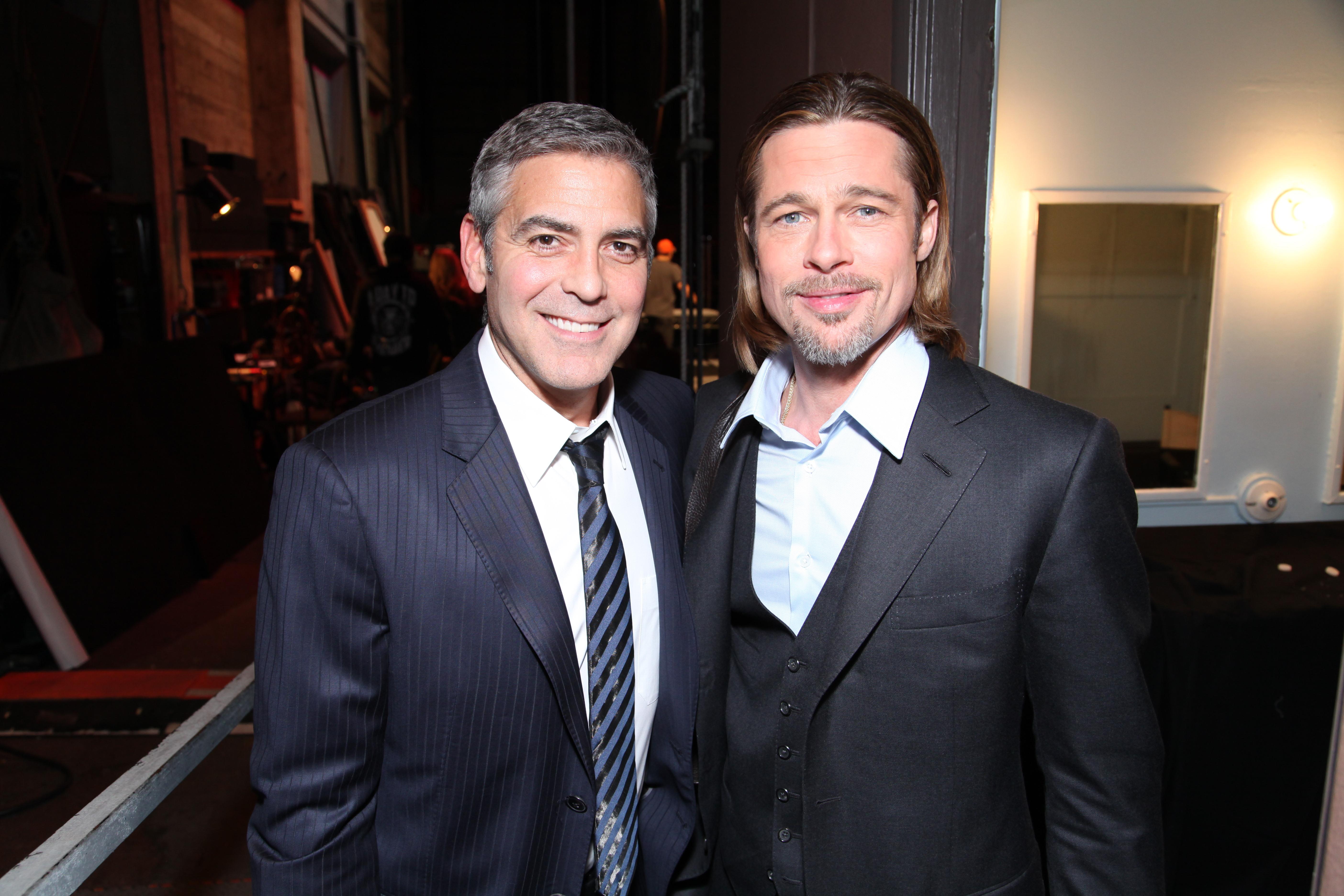 George Clooney, Brad Pitt