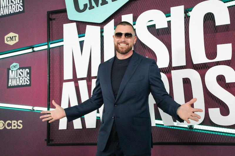 Chiefs star Travis Kelce is seen entering back door of New Jersey hotel  'after hanging with Taylor Swift in Manhattan' ahead of Jets game