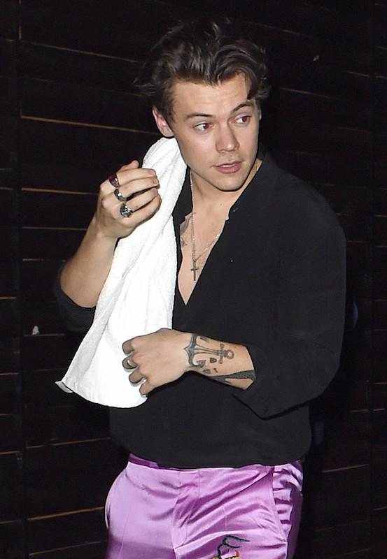 Harry Styles gets sweaty at the Garage Club