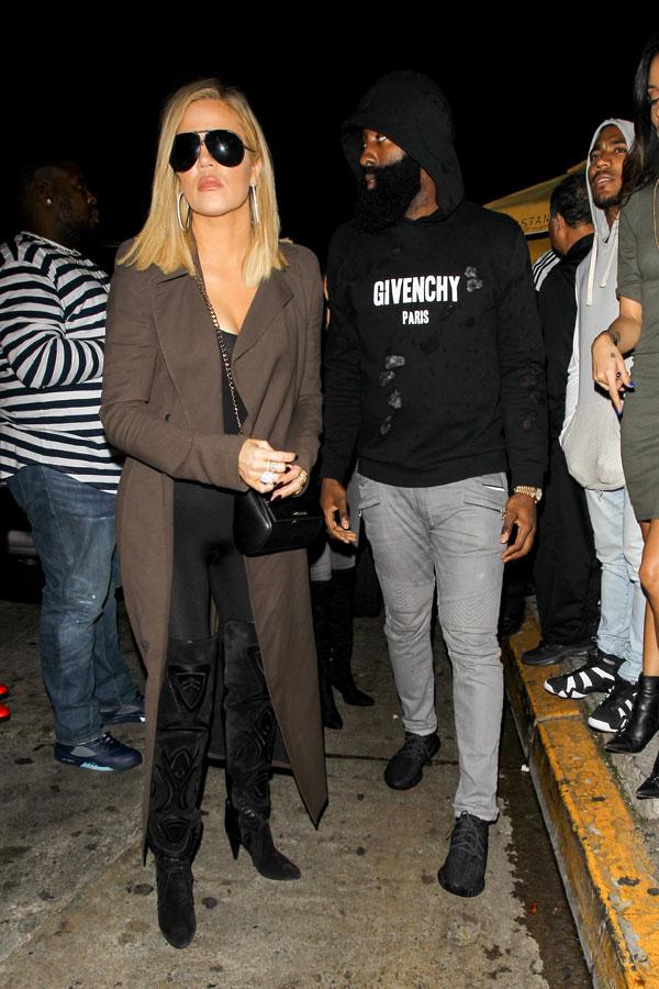 Khloe kardashian james harden photos