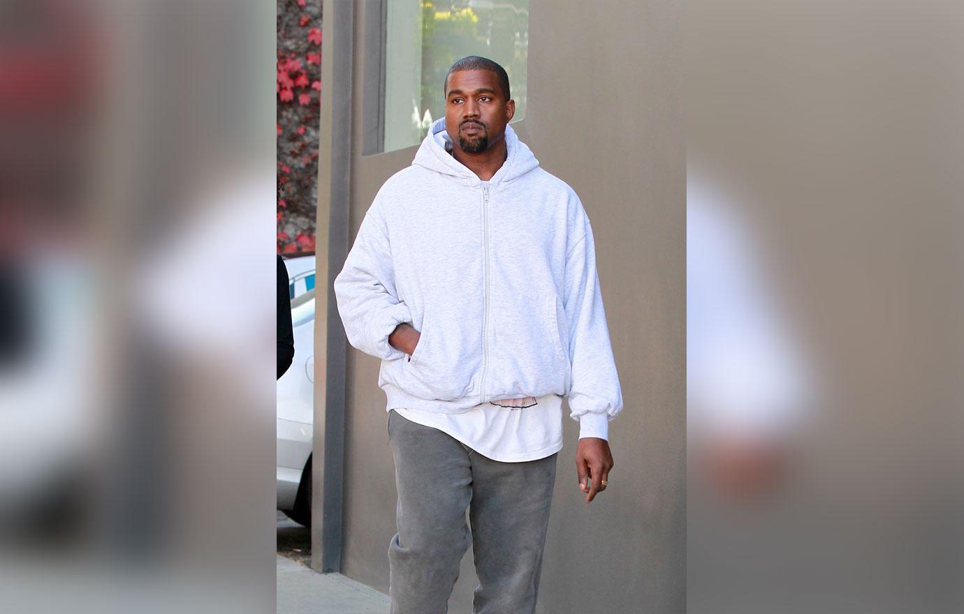 Kanye West goes Black Friday shopping at Maxfields and RH Modern in Beverly Hills