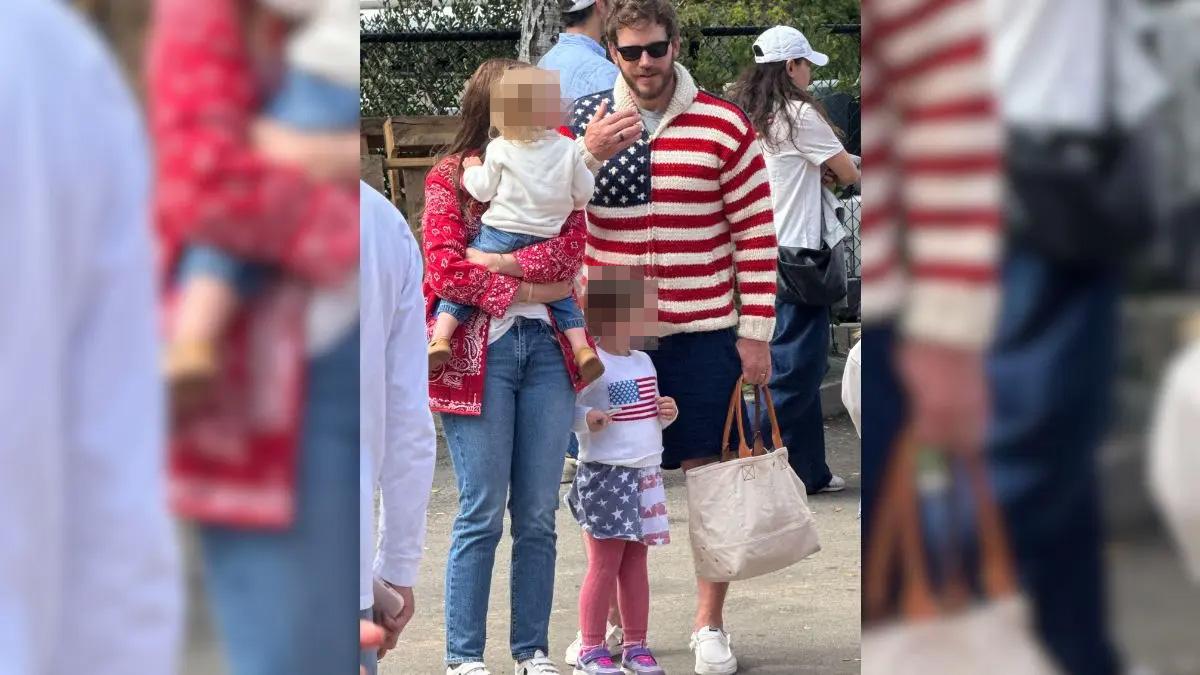 Image of Katherine Schwarzenegger and Chris Pratt appeared to be in a great spirits while they attended the Fourth of July parade.