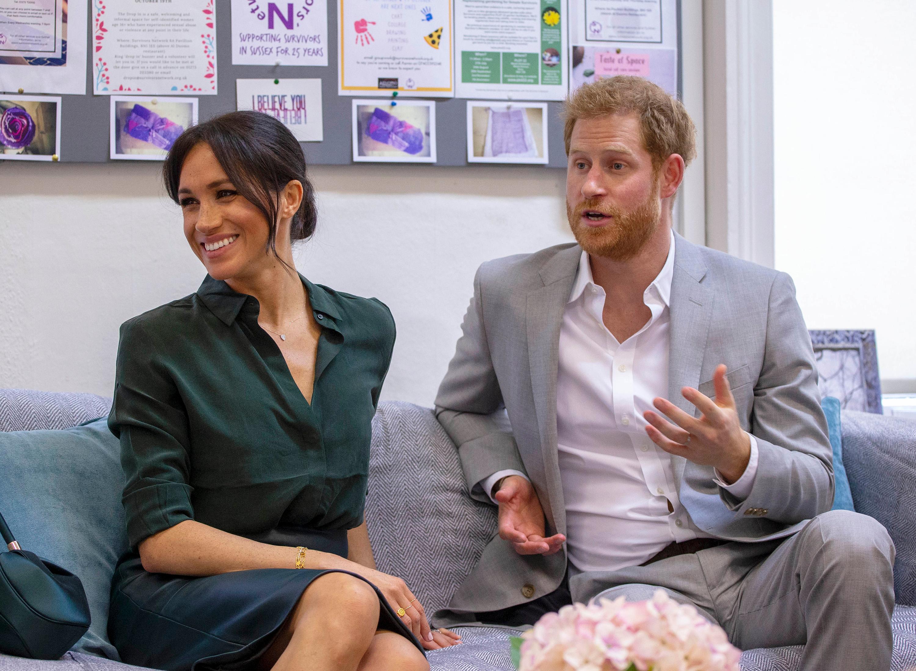 Harry and Meghan visit Survivors&#8217; Network